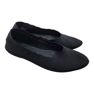 Skechers Cleo Ballet Flat Womens 11 Black Bewitch Knit Pointed Toe Comfort Shoe